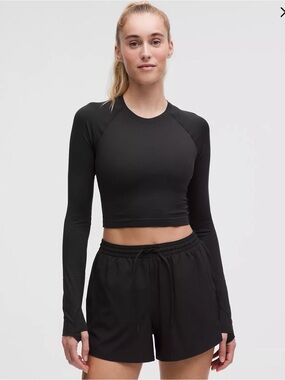 Lululemon Swiftly Tech Cropped Long-Sleeve Shirt 2.0